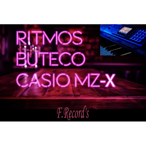 Pacote De Ritmos De Buteco Linha Casio Mz-x