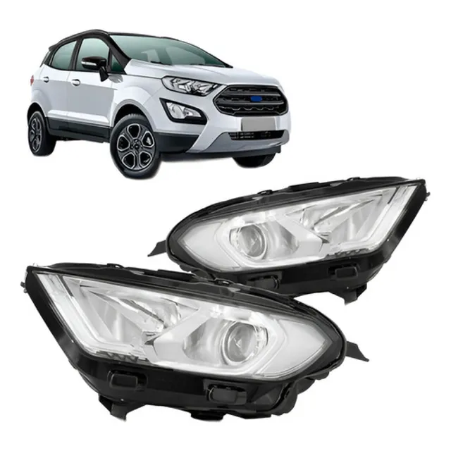 Par Farol Ecosport 2018 2019 2020 2021 Manual Com Led Xenon