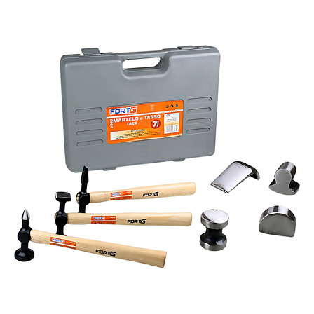 Jogo De Martelo E Tasso Em Aço Com 7 Peças Fortgpro-fg8190 Jogo De Martelo E Tasso Em Aço Com 7 Peças Fortgpro-fg8190