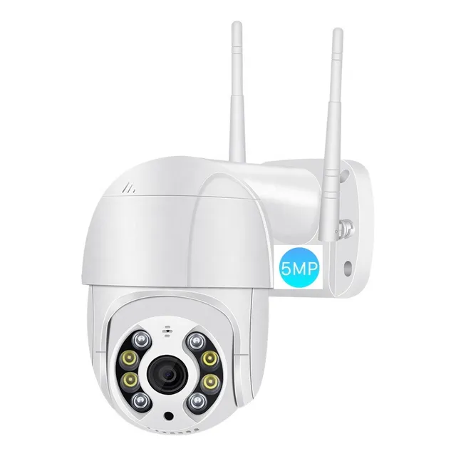 Camara Ip  2mp Fhd Conexion Wifi Ptz Domo Con Audio En/vivo