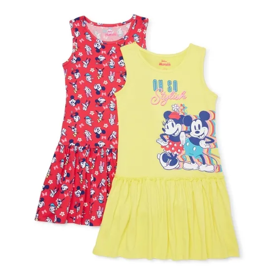 Bello Vestido Disney De Minnie Mouse Talla 6-6x