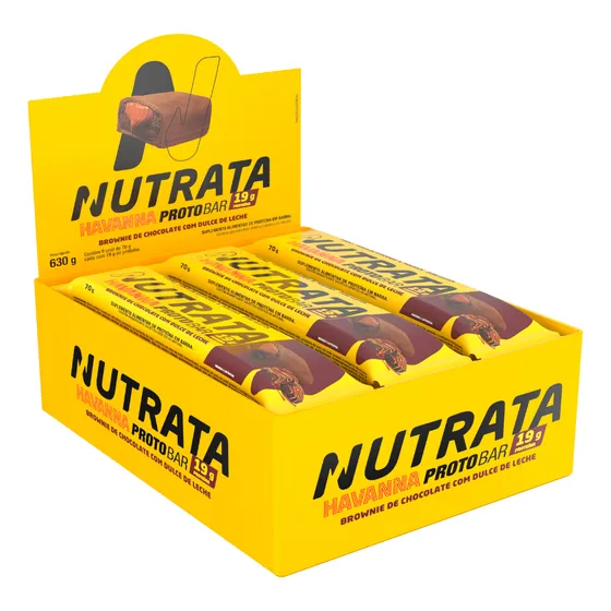 Nutrata Protobar Havanna Brownie De Chocolate 70g Dp C/9 Un