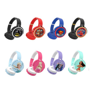 Fone De Ouvido Infantil Sem Fio Das Princesas E Super Heróis Fone De Ouvido Infantil Sem Fio Das Princesas E Super Heróis