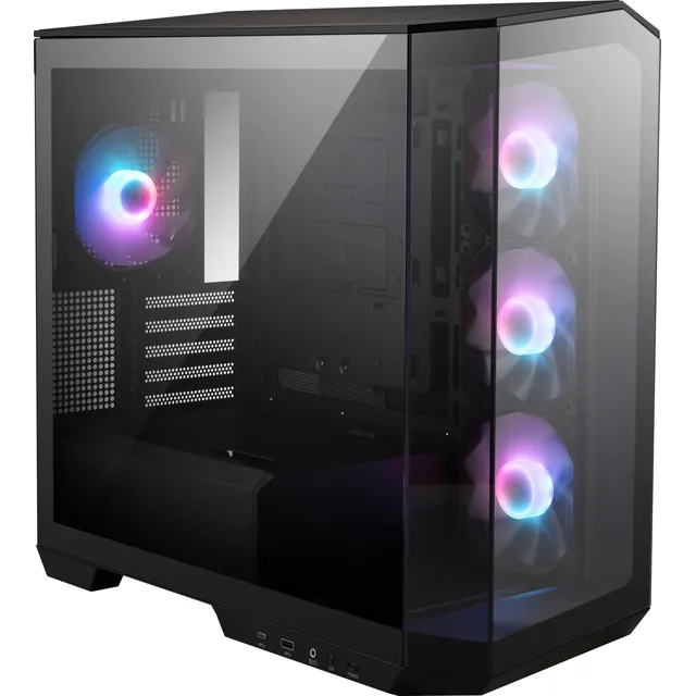 Funda Para Pc Msi Mag Pano M100r Pz Micro-atx Con 4 Ventilad