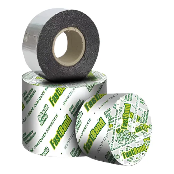 Membrana Autoadhesiva Asfáltica Aluminio Rollo 50cm X 10mts