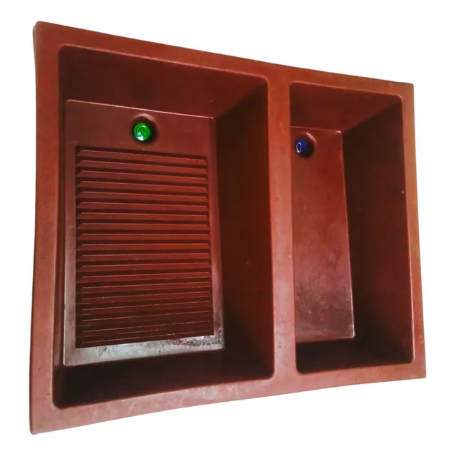 Lavabo Plastimax Lavadero Tallador 65x78.5 Cm Ideal Baño Marrón Brillante
