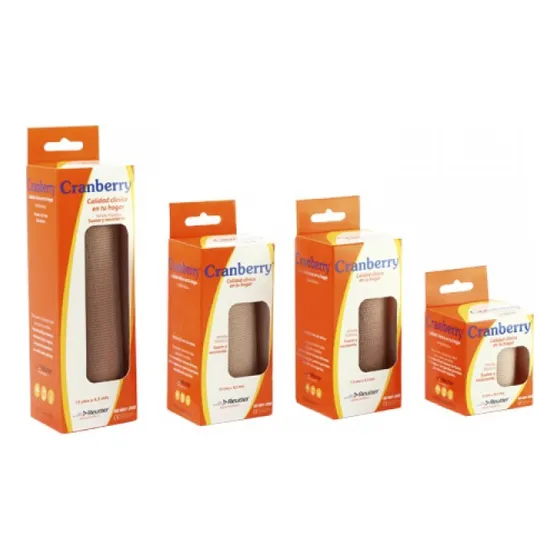 Venda Elástica 10 Cm X 4,5 Mts Cranberry Suave Y Resistente