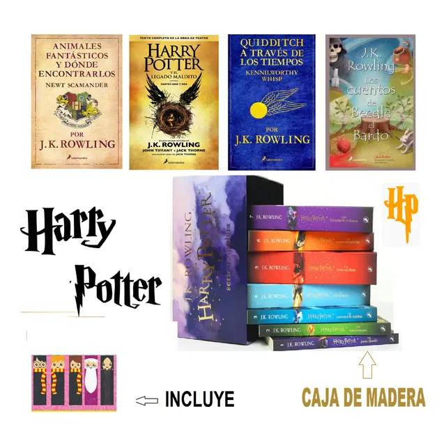 Paquete Promo 11 Libros Saga Harry Potter - J K Rowlng