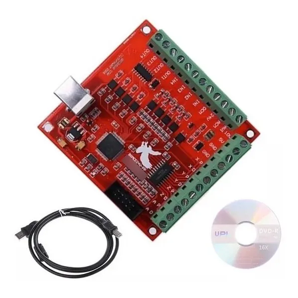 Mach3 Placa Interfaz Usb Cnc Controlador 4 Eje Control