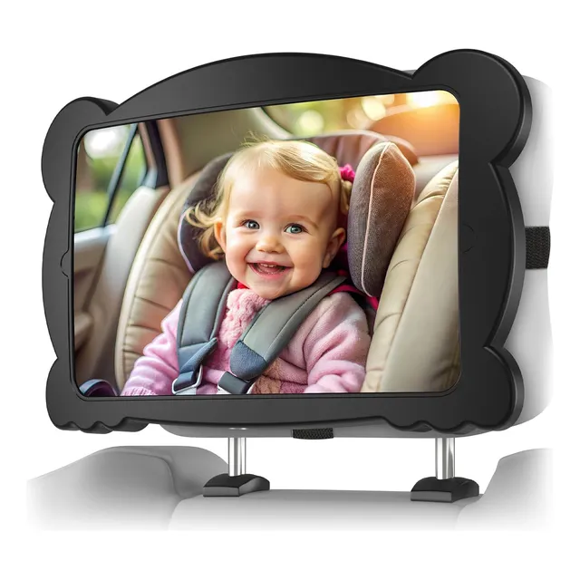 Espejo Retrovisor De Asiento De Coche De Bebé De Gran Angula