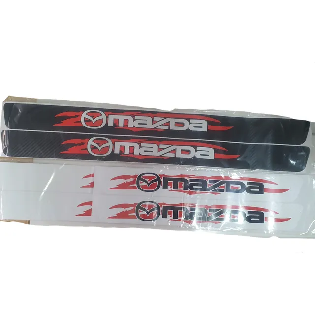 Pisapuertas Cromo Fibra Carbon Mazda 3 Cx3 Cx5 Cx30 Cx50 (4)