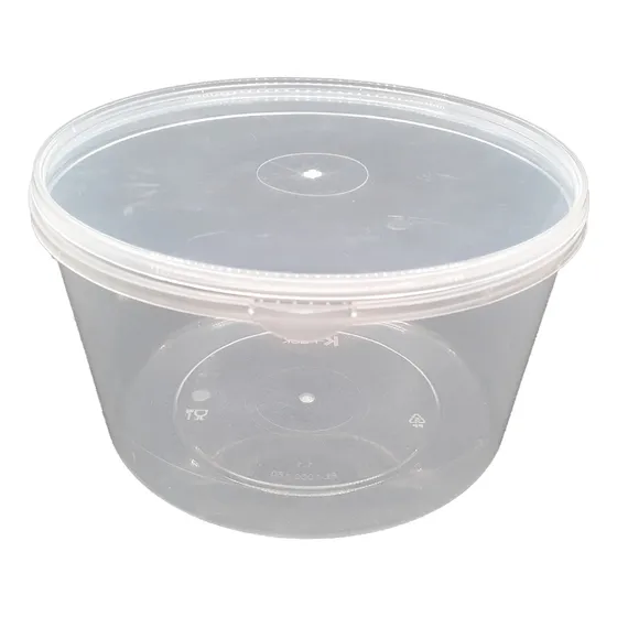 Pote C/ Tampa 250ml Auto-lacre Freezer/micro | C/ 300 Unid