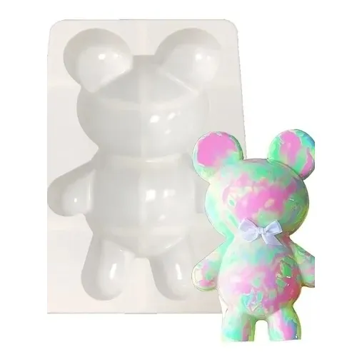 Molde De Silicón De Oso, Bear, Para Gelatinas, Tortas