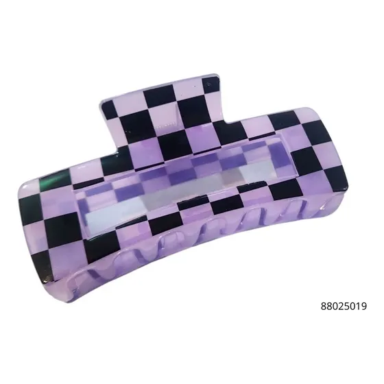 Pinzas Ganchetas Cuadrada A La Moda De Cuadros