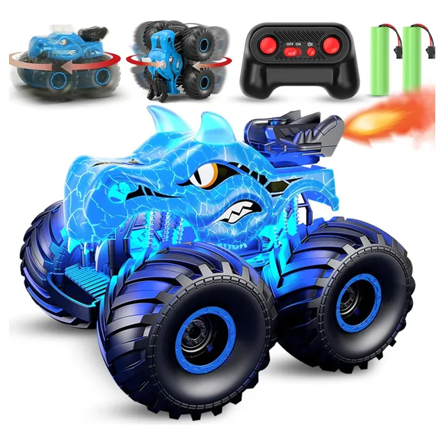 Vehículos A Control Remoto 2.4 Ghz Monster Dinosaurio Truck