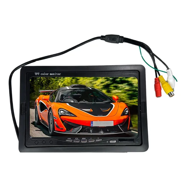 Monitor Portátil Lcd 7 Polegadas Automotivo Colorido