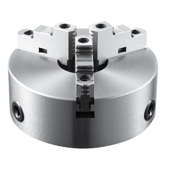 Mandril Plato 3 Garras Autocentrante 200 Mm Para Torno Fresa
