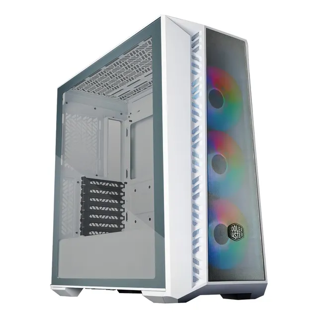 Gabinete Cooler Master Mb520 Mesh Blanco Argb Midi-tower