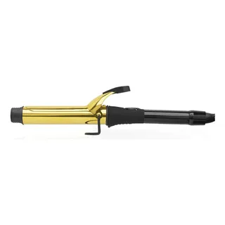Modelador De Cachos Mq Professional Titanium 32mm Com Pinça Cor Black E Detalhes Gold Modelador De Cachos Mq Professional Titanium 32mm Com Pinça Cor Black E Detalhes Gold
