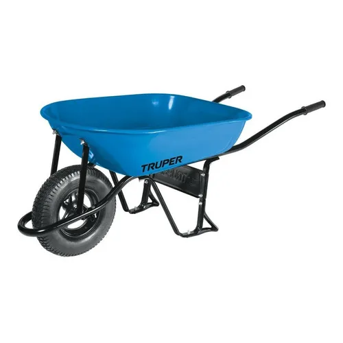 Carretilla 5.5 Ft3 Neumática, Bastidor Tubular, Truper