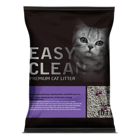 Arena Aglutinante Para Gatos Easy Clean Lavanda 8 Kg | Cuotas sin interés