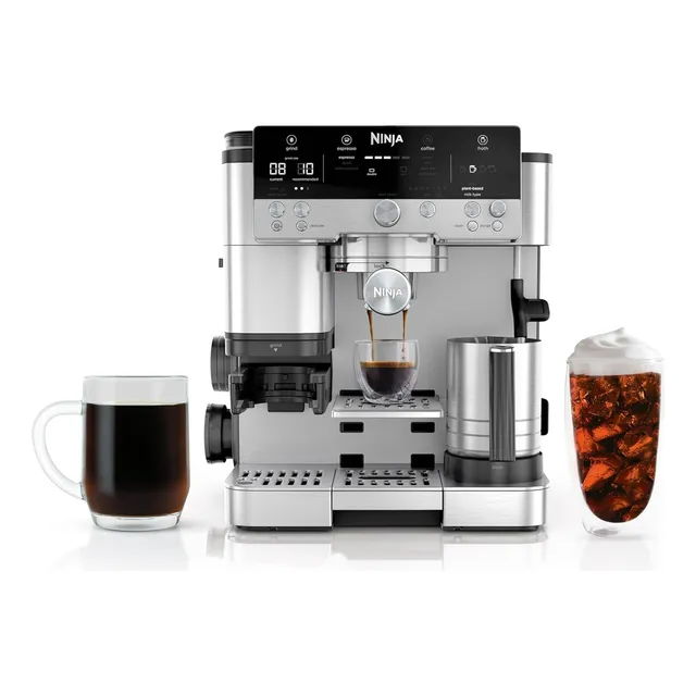 Cafetera Ninja Luxe Premier 3 En 1 Tipo Barista Es601 Acero