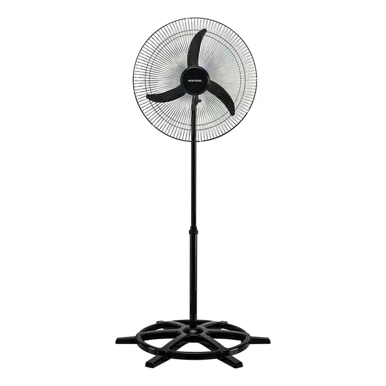 Ventilador de Coluna 60cm New Preto Grade Aço altura máxima de 175 cm Ventisol