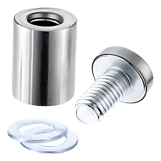 Separadores Distanciadores Vidrio Acrílico 25x25mm 4 Und