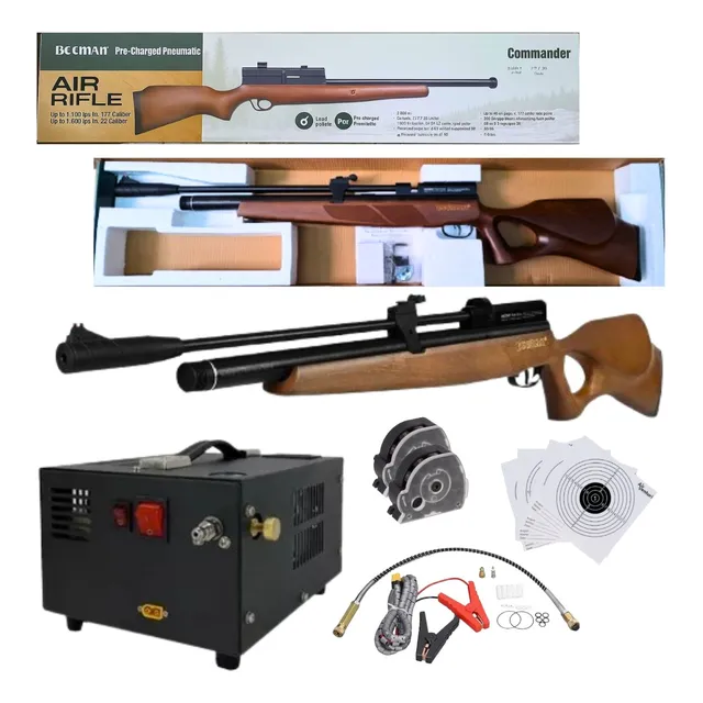 Rifle Aire Pcp Beeman Commander .22 (5.5mm) Compresor Xchwsc