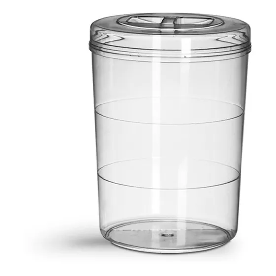 Pote De Acrílico Com Tampa De 12l