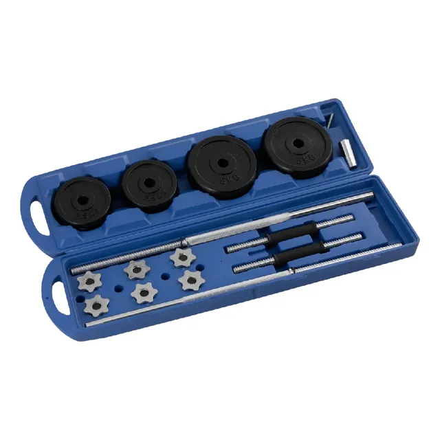 Juego Mancuernas Kit Pesas Set Barra Mancuerna Barata Usadas