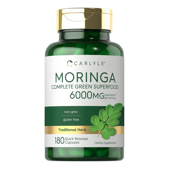 Carlyle Moringa Oleifera 6000mg 180 Capsulas Sin Sabor