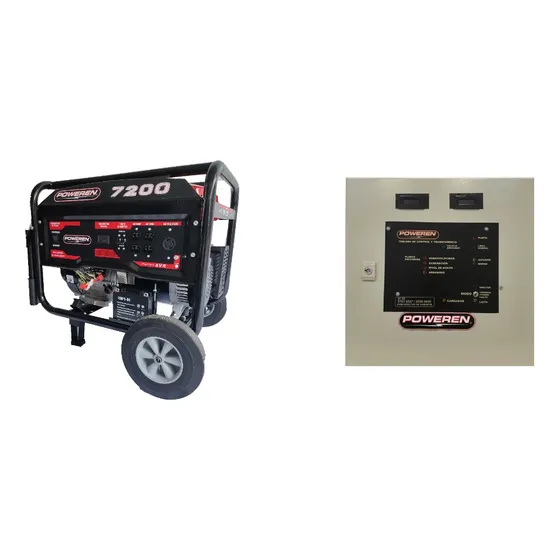 Planta De Luz 7200 Watts Automatica Poweren 120/240 V 41