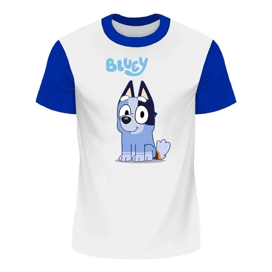 Franela Camisa Niña Y  Niño Bluey Poliester