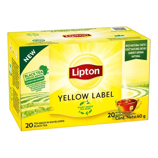 Té Negro Lipton Yellow Label - Unidad a $16600