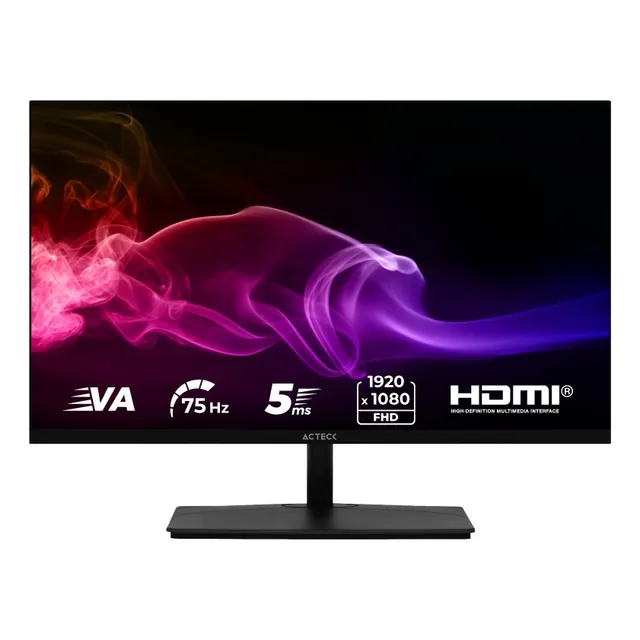 Monitor Plano Acteck 23.8  Captive Brite Cb240 Va 5ms 75hz