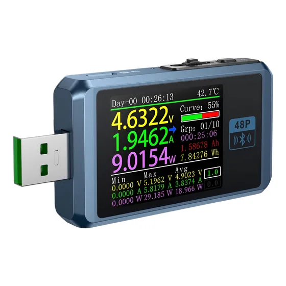Téster Usb Multímetro Bluetooth Osciloscopio Fnirsi Fnb48p