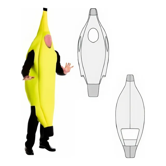 ( Moldes De Ropa)  Disfraz De Platano 0910