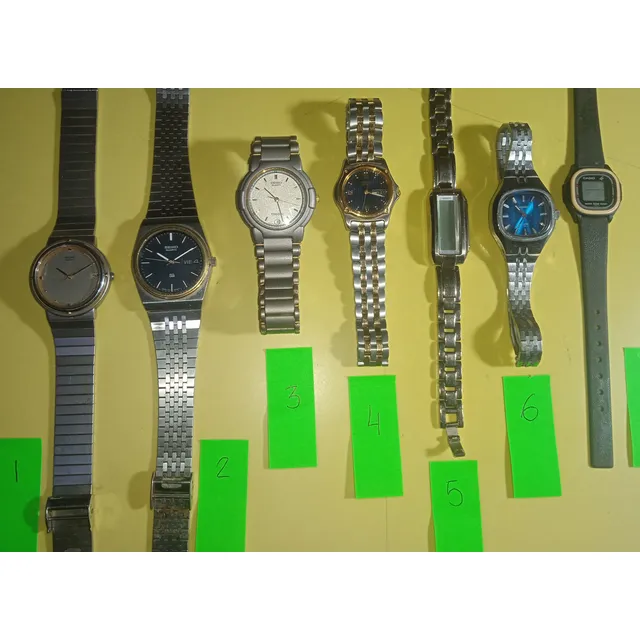 Relojes Casio, Seiko, Citizen