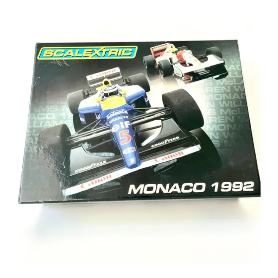 Carros De F1 - Scalextric Limited Edition - Mônaco 1992