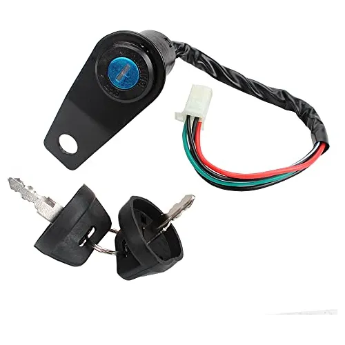 Interruptor De Encendido De Llave De 4 Cables + Soporte...