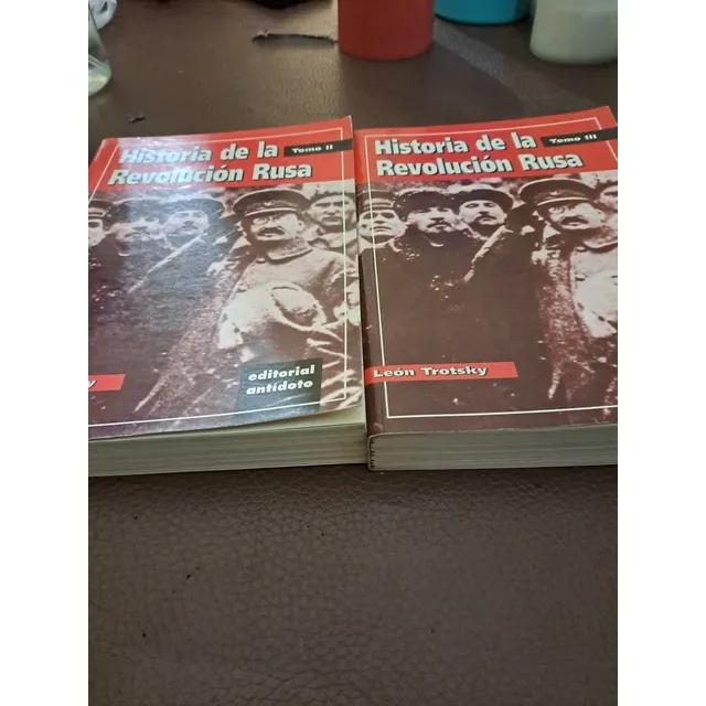 Libro Historia De La Revolución Rusa León Trotsky Tomó 2 Y 3