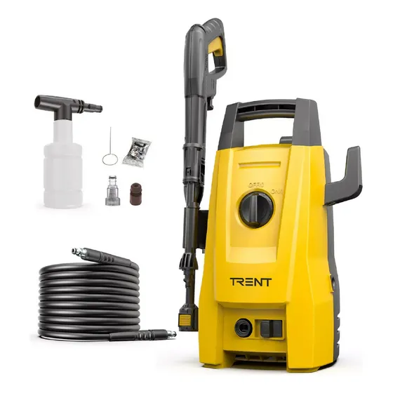 Hidrolavadora Electrica Trent Hlt203 1400w Alta Presion 1600 Psi 110 Bar Con Accesorios