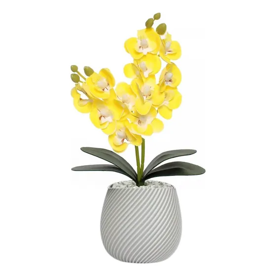 Vaso Flores Artificiais Vaso Arranjo Orquideas Decorativas