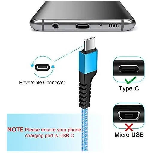 Cable Tipo Rapida Para Telefono Samsung Galaxy A72 A52 8
