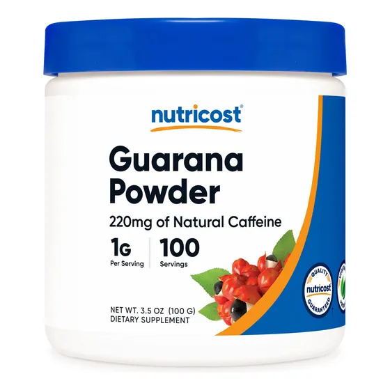 Suplemento Nutricost De Extracto De Guaraná En Polvo 100 G C