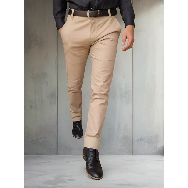 Pantalon En Dril Licrado Para Hombre 