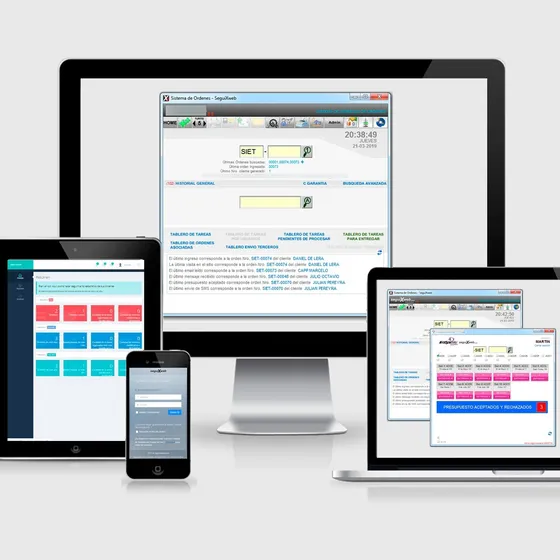 Sistema Órdenes Online Servicio Técnico Programa Profesional