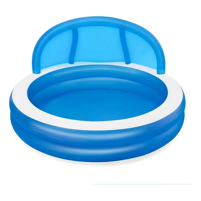 Alberca Inflable Circular Piscina Techo 241cm Jardin Bestway
