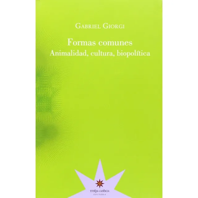 Formas Comunes - Gabriel Giorgi